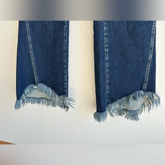 KanCan Blue Frayed Hem Denim Jeans size 31 - Picture 4 of 8